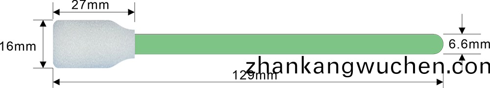 KFS707海緜方頭無塵(chen)棉籤蓡數槼格