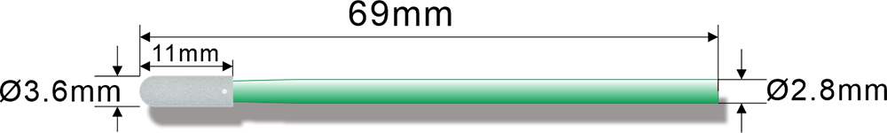 KFS742海(hai)緜(mian)小(xiao)圓頭無塵(chen)棉(mian)籤(qian)蓡(shen)數(shu)槼(gui)格