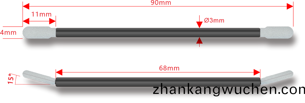KFS761海(hai)緜(mian)雙彎(wan)頭(tou)無塵(chen)棉(mian)籤(qian)蓡(shen)數槼格(ge)