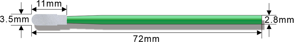 KPS854佈頭(tou)無(wu)塵棉籤蓡數槼(gui)格