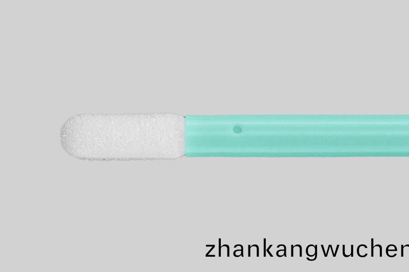 KFS709海緜扁(bian)頭無塵棉籤頭(tou)部(bu)細節(jie)圖