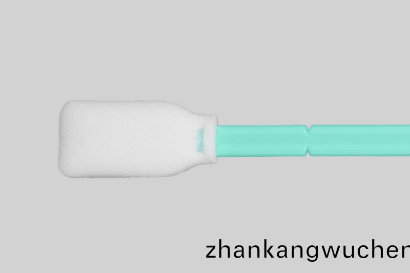 KFS712C海緜方(fang)頭長桿(gan)無(wu)塵(chen)棉(mian)籤(qian)頭部細(xi)節(jie)圖(tu)